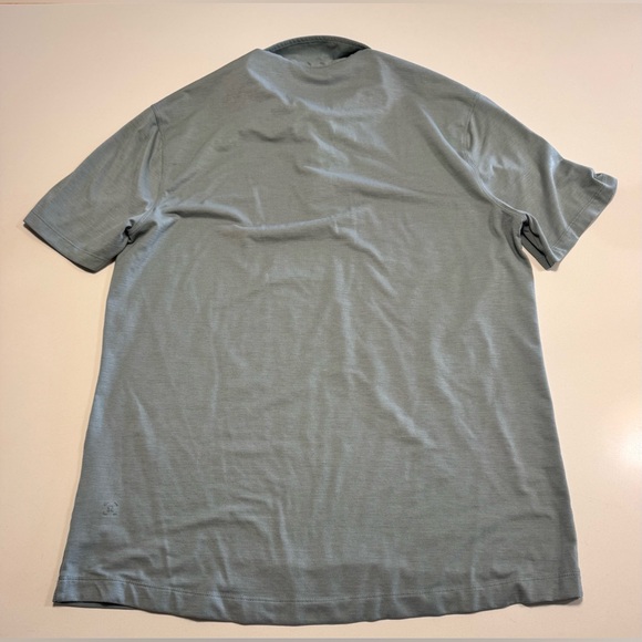 Lululemon Polo Shirt Mens Size Large Blue Polo Golf Performance - Picture 2 of 6